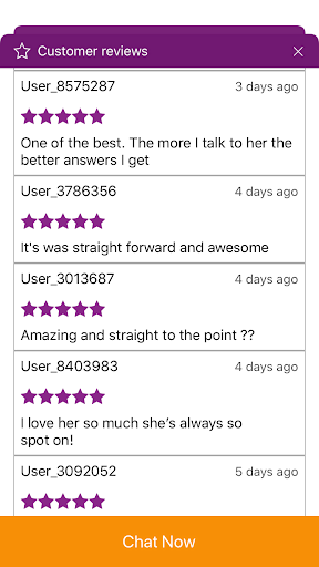 costumer review chat