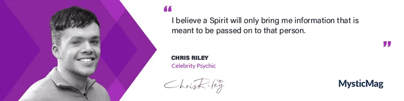 Chris riley psychic
