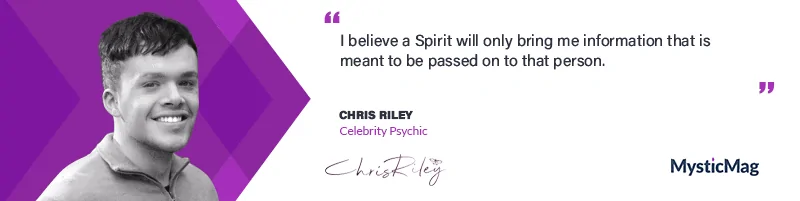 Riley psychic chris Discover chris