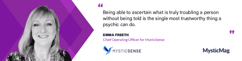 Interview With Emma Freeth, the COO of MysticSense
