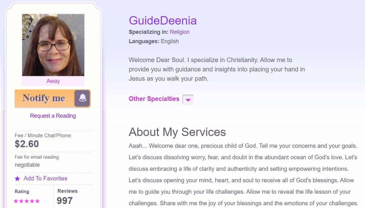 guide deenia kasamba profile