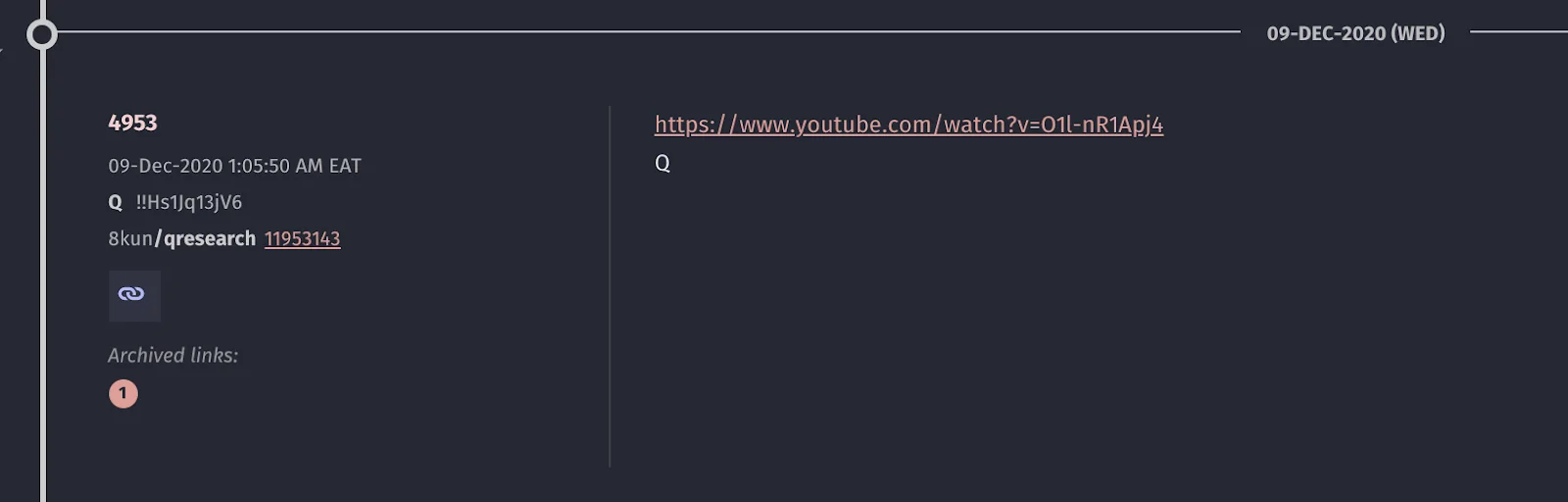 4.Last ever Q drop