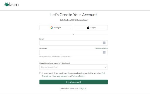 Create an Account