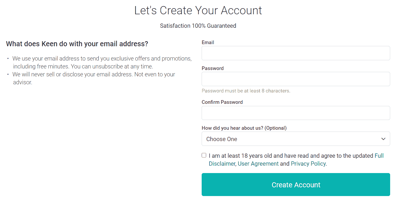 Keen website