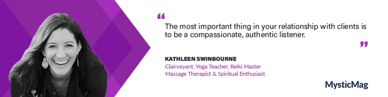 Psychic Mediumship and Yoga Teaching with Kathleen Swinbourne