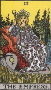 The Empress tarot card Rider-Waite-Smith