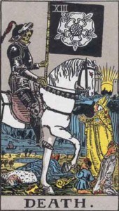 Death tarot card Rider-Waite-Smith