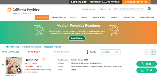 California-Psychics