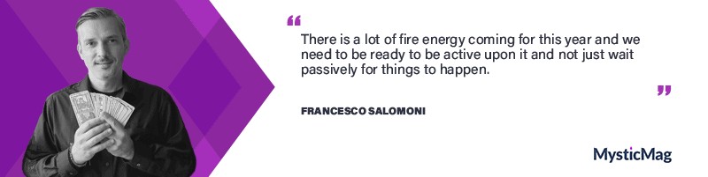 Tarot cards and what is expected for 2021 with Francesco Salomoni