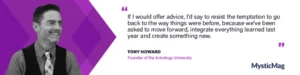 The Astrology University and what 2021 represents with Tony Howard