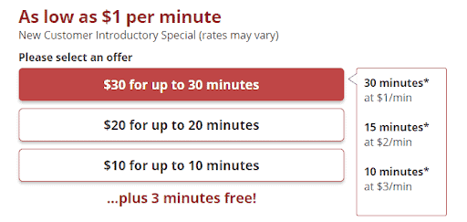 Psychic Source pricing