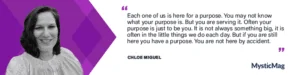 The meaning of life, purpose and mediumship with Chloe Miguel