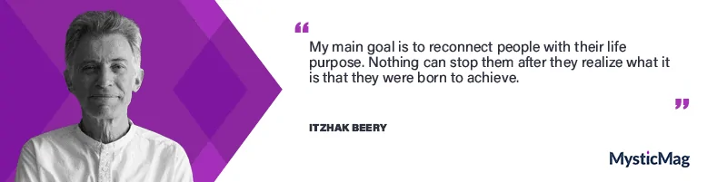 Shamanic experiences, healing sessions and having a message with Itzhak Beery