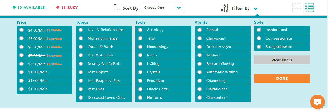 California Psychics vs. Psychic Source: Website Usability