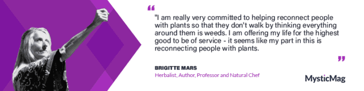 Good for the people - Good for the Planet. Brigitte Mars