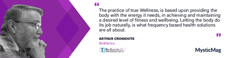 “True Wellness is Being Pain and Pharma Free Naturally” - Arthur Cronkhite
