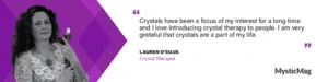 Feel The Power of Crystals - With Lauren D'Silva