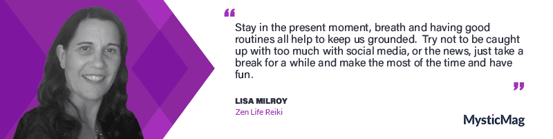 Using Reiki to find balance with Lisa Milroy