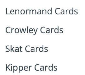 Tarot Card Readers