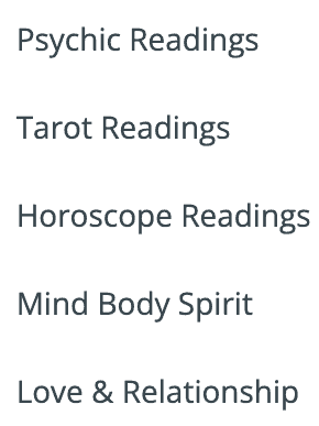 Types of Readings