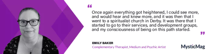 Insights with Emily Baker - Aromatherapist, Reflexologist, Spiritual Medium, and Psychic Artist