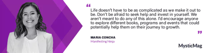 Changing your mindset and going beyond limiting beliefs with Maria Concha (Manifesting Ninja)