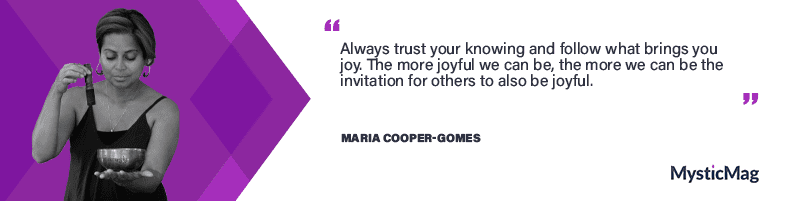 Reiki and integrating joy in your daily life with Maria Cooper-Gomes
