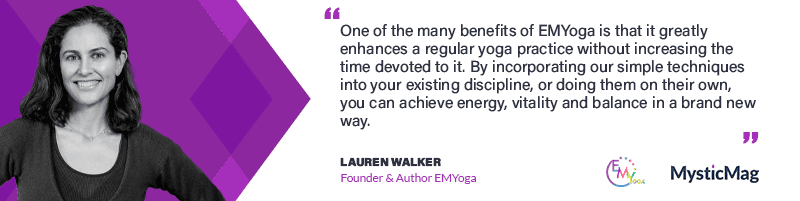 Lauren Walker on EMYoga