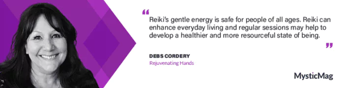 Reiki, crystal treatments and stress with Debs Cordery (Rejuvenating Hands)