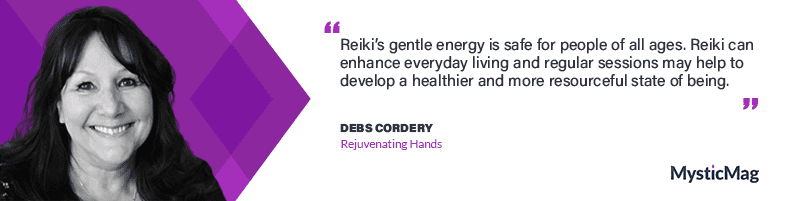Reiki, crystal treatments and stress with Debs Cordery (Rejuvenating Hands)