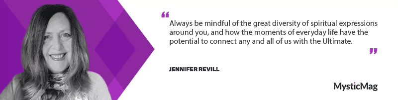 Spiritual direction and helping people with Jennifer Revill (Mobile Mystic)