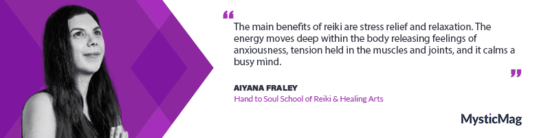 Waking up experience with Reiki with Aiyana Fraley