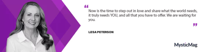 Looking inside and start to find the answers within with Lesa Peterson