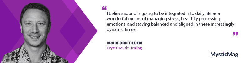 Feel the vibrations with Bradford Tilden