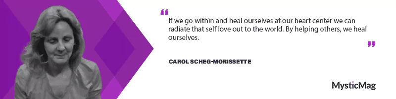 Keeping your vibrations high with Carol Scheg-Morissette