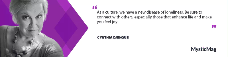 Connecting with others with Cynthia Djengue