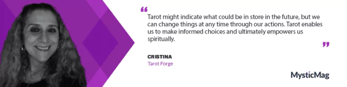 Navigate Your Problems More Positively with Cristina from Tarot Forge