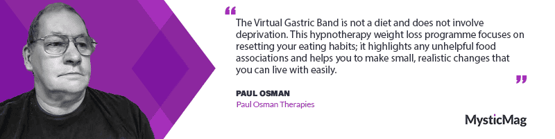 Virtual Gastric Band, NLP, and Reiki with Paul Osman
