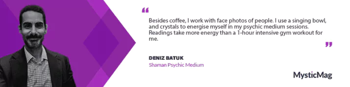 Coffee Cup Readings with Psychic Deniz