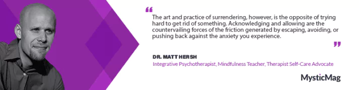 Energy Psychology, Mindfulness Meditation, and Anxiety Treatment with Matt Hersh