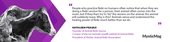 Kathleen Prasad - Pioneering Animal Reiki Advocate
