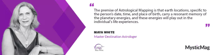 Exploring AstroCartoGraphy and Astrological Mapping with Maya White