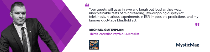 The Psychic Entertainer - Michael Gutenplan