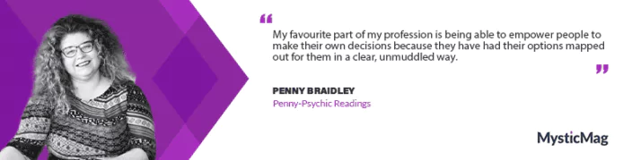 Psychic Parties and Crystal Ball Readings with Penny Braidley