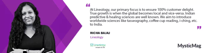 Lineology: Helping people find Answers for Life - Interview with the Founder Richa Bajaj