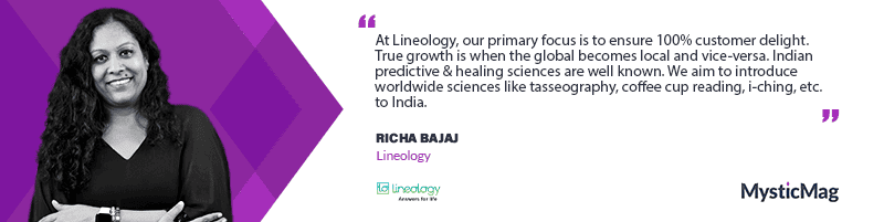 Lineology: Helping people find Answers for Life - Interview with the Founder Richa Bajaj