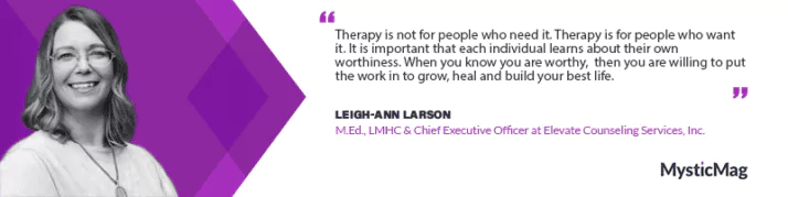 Rising to New Heights with Leigh-Ann, CEO of Elevate Counseling Services