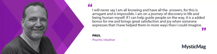 Peace and Contentment with Psychic Intuitive - Paul