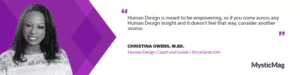 Unlocking Your Authentic Self: A Journey into Human Design with Christina Owens
