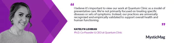 Dr. Katelyn Lehman's Quantum Clinic - Where Serenity Meets Science